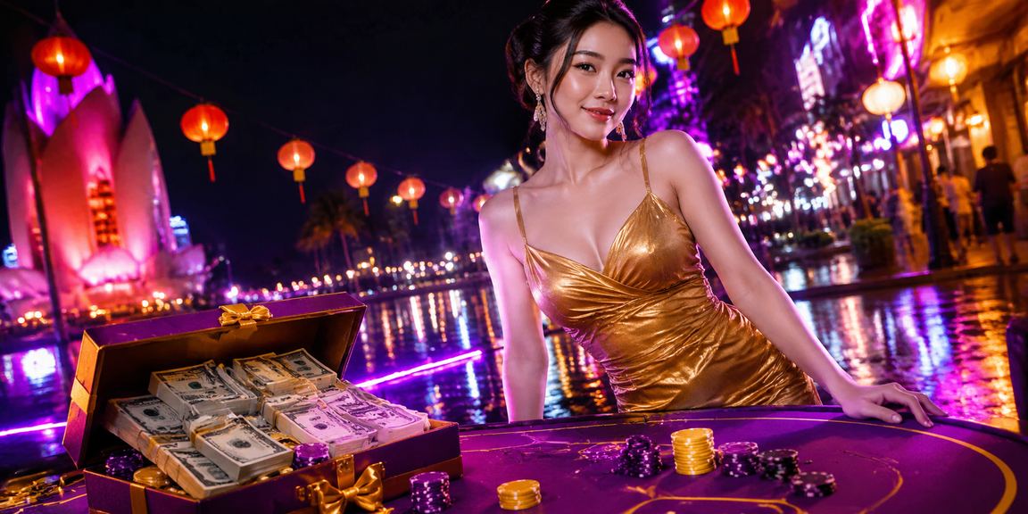 Chợ đêm Nha Trang với ánh đèn rực rỡ và không khí giải trí sôi động về đêm